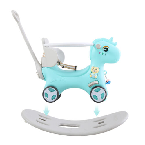 Balance Bike Ride On Toys with Push Handle Rocking Horse for Toddlers for kids - Picture 2 of 7