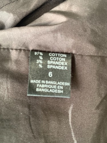 Tahari Corduroy Blazer Womens 6 Brown Long Sleeve Lined One Button Fitted - Picture 10 of 13
