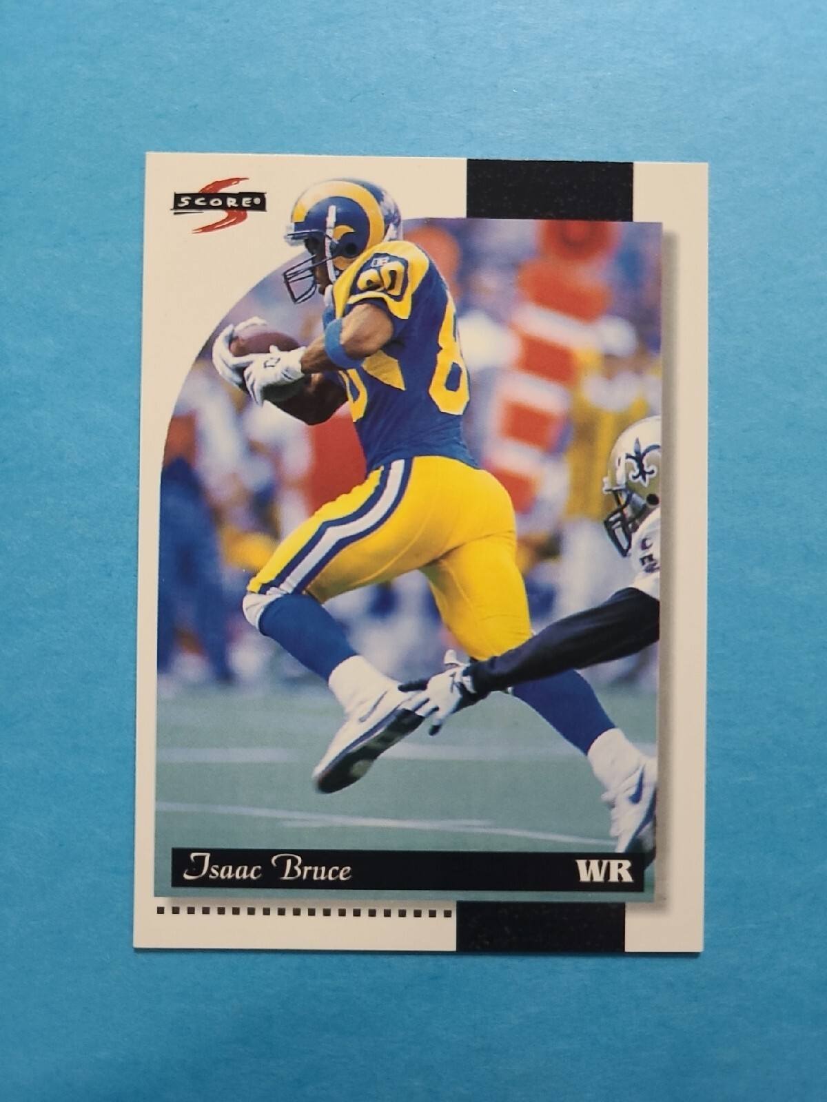ISAAC BRUCE 1996 SCORE FOOTBALL CARD # 48 G5244