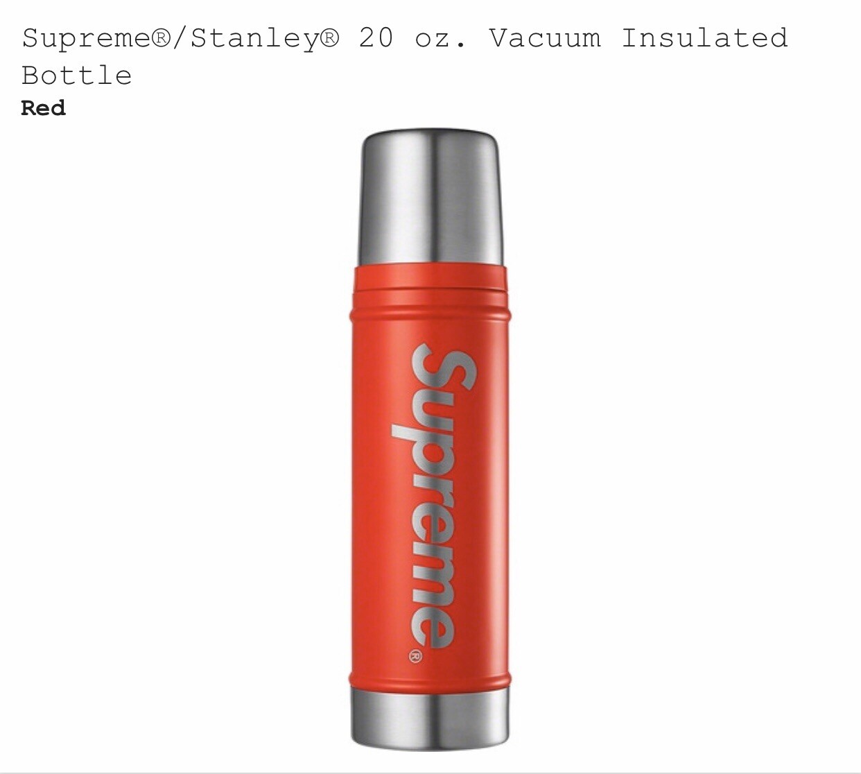 stanley 20 oz vacuum bottle