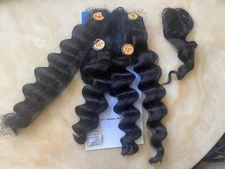 HAIRTREND SYNTETHIC HAIR ALL IN ONE DEEP WAVE 10 12 14 16 12 INCH CLOSURE COLOR2