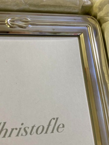 Christofle Photo Frame Egea Silve 3.5×5in - Picture 2 of 7
