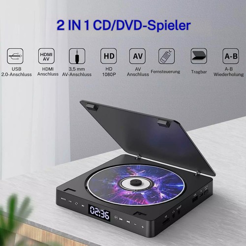 CD DVD Spieler TV Player VCD Mit Fernbedienung HDMI Anschluss Mini Alle Regionen - Bild 15 von 17