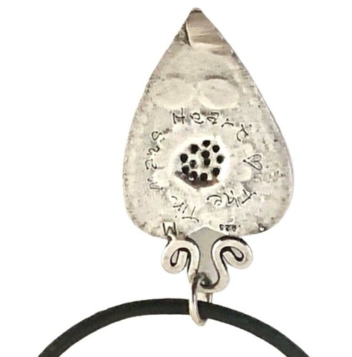 MIMI Kunsthandwerk Vintage Sterlingsilber Anhänger DAS BLECHMANNHERZ signiert datiert - Bild 9 von 11