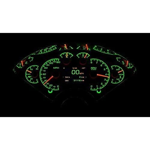 Dakota Digital 1955-1956 Chevy Bel Air Analog Gauges Black Face Alloy HDX-55C-K - Picture 7 of 12