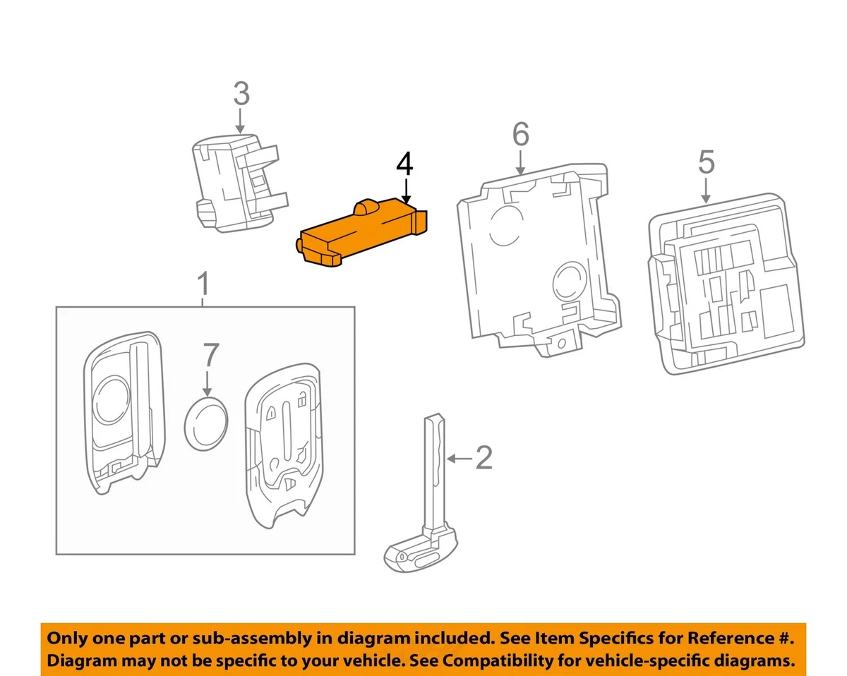 GM OEM Keyless Entry-Antenna 13508737 | eBay