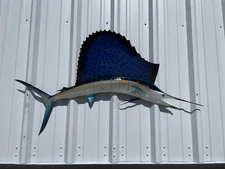 52" Sailfish Half Mount Fish Replica - In Stock & Ready to Ship