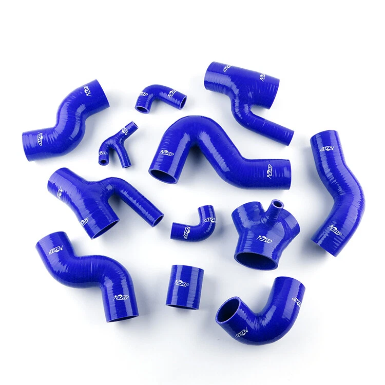 Mangueras de radiador de silicona biturbo para Audi S4 RS4 A6 B5 C5 2,7 T 1997-2001 - AZUL Foto 2 de 4
