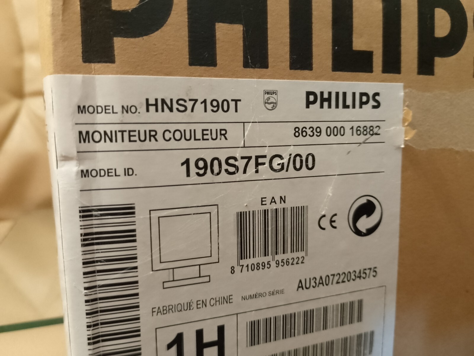 Monitor LCD Philips 19" SXGA 190S HNS7190T foto 3