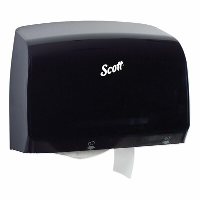 Kimberly Clark Scott 34831 Pro Coreless Jumbo Roll Toilet Tissue Dispenser Black