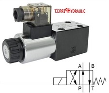 4/2 Wegeventil Magnetventil 12V Hydraulik NG06 Cetop3 4WE6D RPE3-062R11 DG4V DHI