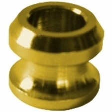 PARTSPLANET PAIR SHOULDER ATTACHMENTS - GOLD - HE003 GD GUITAR ACCESSORIES