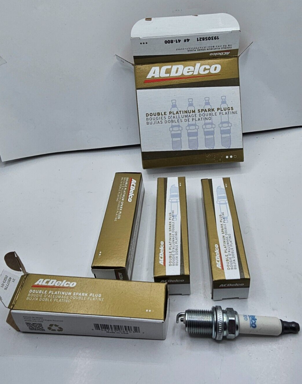 QTY 4 ACDelco Platinum Spark Plug 19305821 41-800 for 20 Mitsubishi Outlander