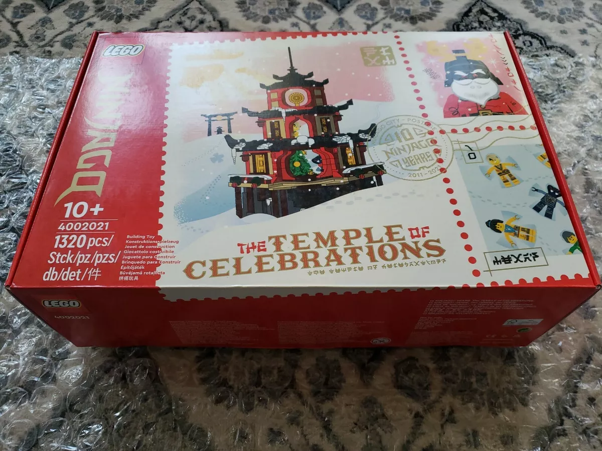 LEGO 4002021 Ninjago Temple Of Celebration Employee Gift, New, Sealed Gift Rare