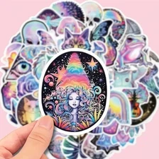 10pcs Gorgeous Cosmic Stickers- Scrapbooking, Journal, DIY Crafts & Card Making