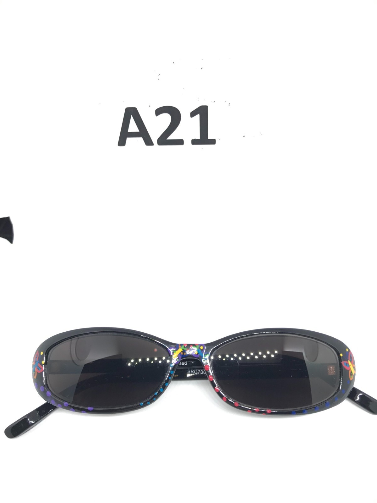 Hand-painted art sunglasses SRG700-7 with +2.50 magnification-image