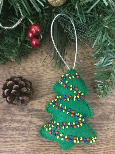 Handmade Felt Christmas Decorations Christmas Tree Hanging Ornaments - Picture 35 of 96