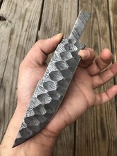 FULL TANG CUSTOM HANDMADE DAMASCUS STEEL HUNTING SKINNING KNIFE BLANK BLADE X361