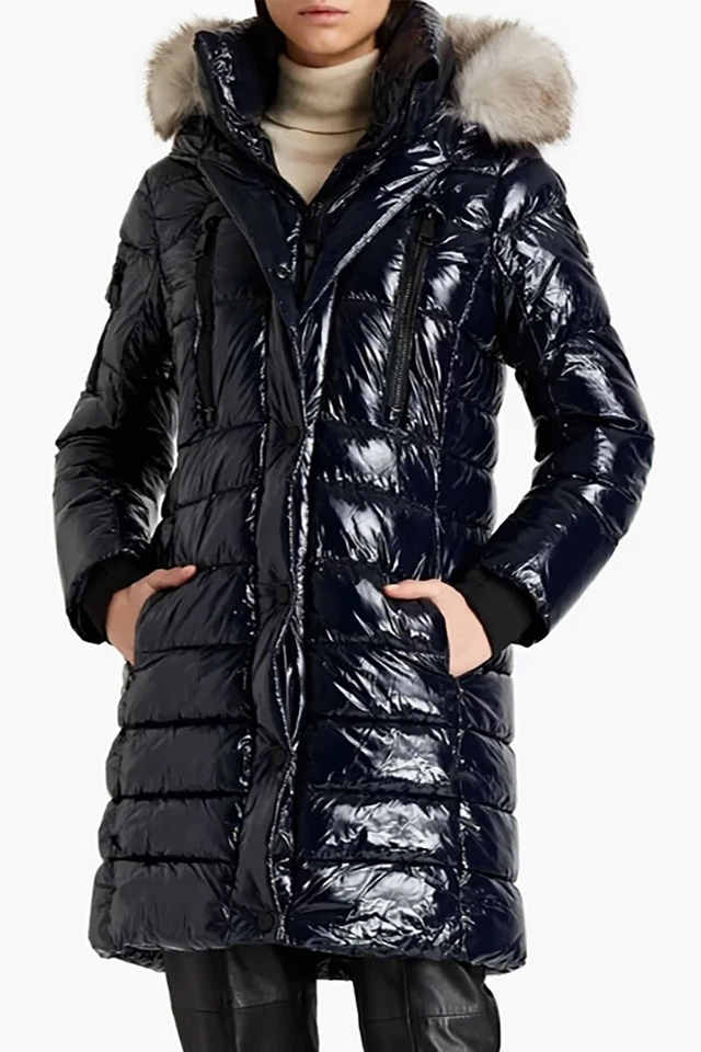 Abrigo largo acolchado con capucha DKNY Foto 4 de 4