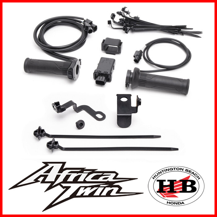 HONDA OEM HEATED HAND GRIPS 2016 2017 AFRICA TWIN W ATTACHMENT KIT