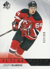 Joseph Blandisi - 2015-16 SP Authentic Future Watch /999 Rookie Card #194