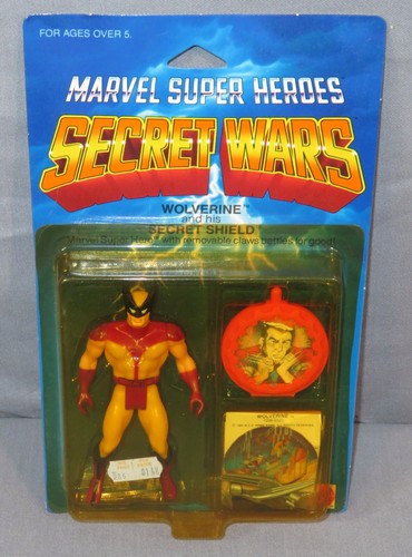 Marvel Guerres Secrètes - Wolverine / Serval silver Claws  Carte USA    Mattel P Image 533468 Petite