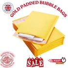 GOLD PADDED BUBBLE ENVELOPES BAGS POSTAL WRAP - ALL SIZES - Cheapest online