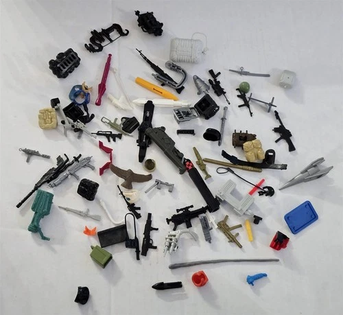 X-492 VINTAGE 1980'S HASBRO GI JOE FIGURE & VEHICLE WEAPONS AND ACCESSORIES