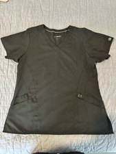 Women  s Wink Black Scrub Top Medium