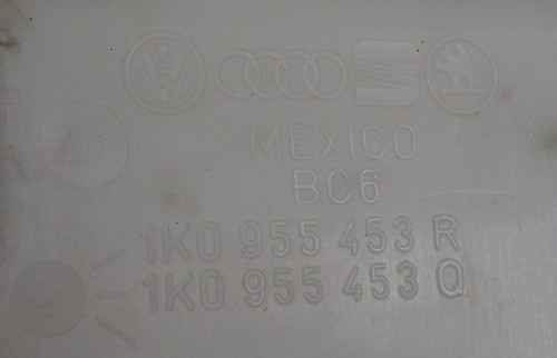 Washer Reservoir Tank 06-14 VW Jetta Rabbit GTI MK5 Sportwagen A3 1K0 955 453 R - Picture 6 of 6