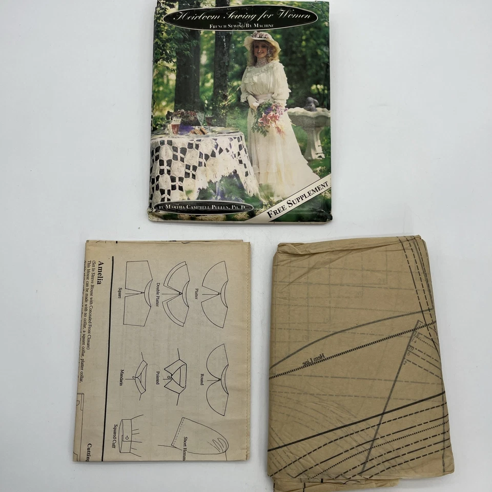 Heirloom Sewing For Women Design a Blouse Victorian Size 2-24 Vintage Uncut - Image 3 of 3