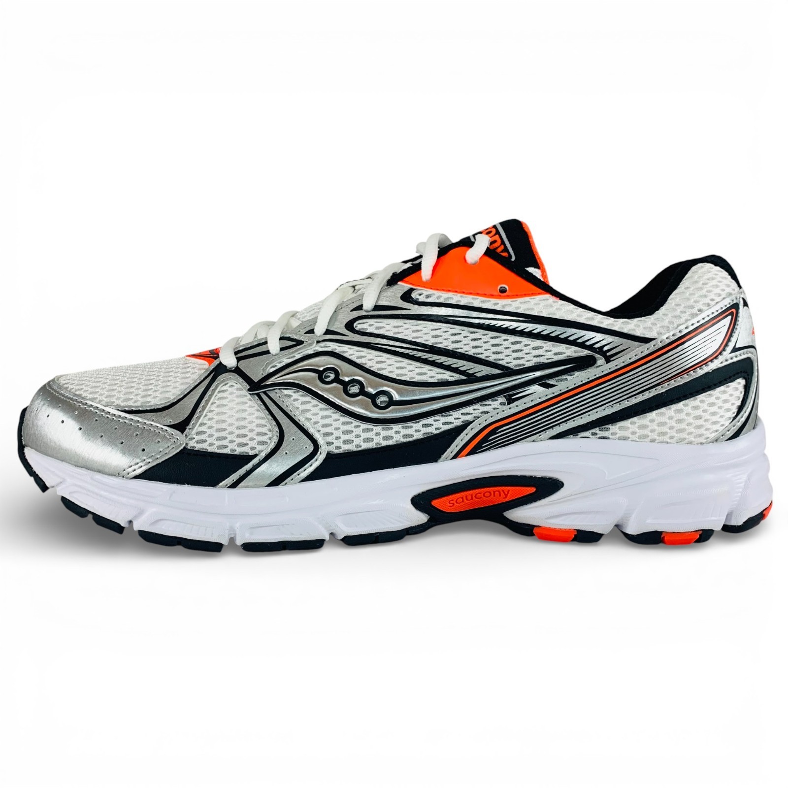 Saucony Ride Millennium White Silver Red Men's Shoes Sneakers S70812-22