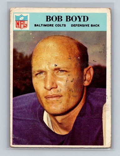 Bob Boyd #16 1966 Philadelphia card