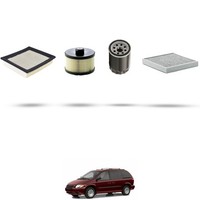 Hoffcar Wartungsset - 4 Filter FüR Chrysler Voyager (Rg) 2.4 108Kw Ab 2001