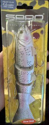 SPRO SB60 Slow Sink Swimbait Rainbow Trout 6in Silver Pink Black