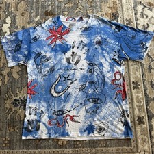 Vintage The Cure Wish Tour T Shirt 1992 AOP Sz XL Brockum Tag 90 s Rock Band Tee