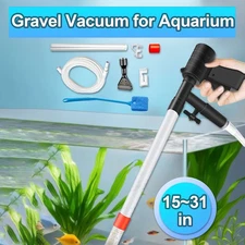 Aquarium Gravel Cleaner Vacuum, Water Changer and Sand Cleaner Kit for Fish Tank