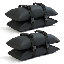Sand Bags for Weight, 4-Pack 50LBS Heavy-Duty Fillable Sandbags for Weight to...