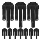 10 Stück Mülltonnen-Randklammern – Müllsack-Befestigungsklammern für eine