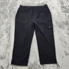 Susan Graver Weekend Pant Womens Size M Black...