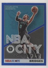 2019-20 Panini NBA Hoops Premium Stock NBA City Blue Miles Bridges #16 1s8