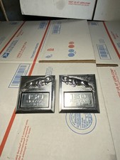 1981-1993 Dodge Ram 150 Royal Se Fender Emblems Badge Pair Oem Good Pins D150 1981-1993 Dodge Ram 150 Royal Se Fender Emblems Badge Pair Oem Good Pins D150
