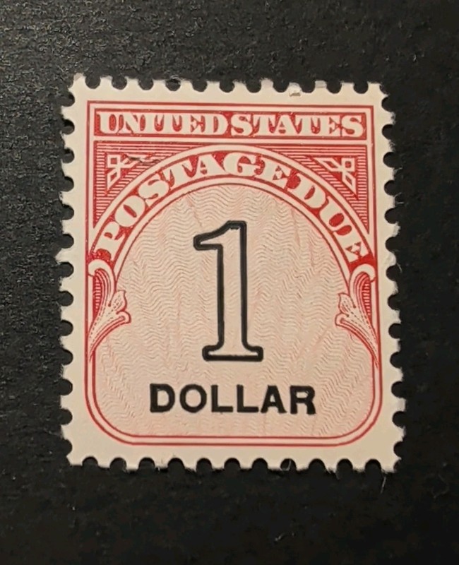US Postage Due Stamps Scott #J100 - $1 - Mint MNH OG - Lot JPD15