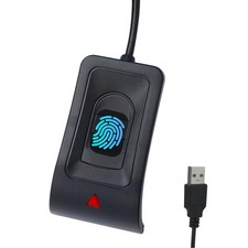 Desktop USB Fingerprint Reader, Computer Key Black
