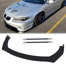 4pcs Universal Car Glossy Black Front Bumper Lip Chin Spoiler Splitter Body Kit 4pcs Universal Car Glossy Black Front Bumper Lip Chin Spoiler Splitter Body Kit