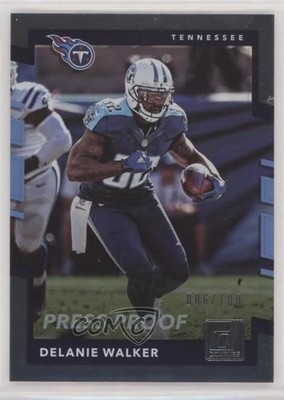 2017 Panini Donruss Press Proof Silver 86/100 Delanie Walker #266 0a3