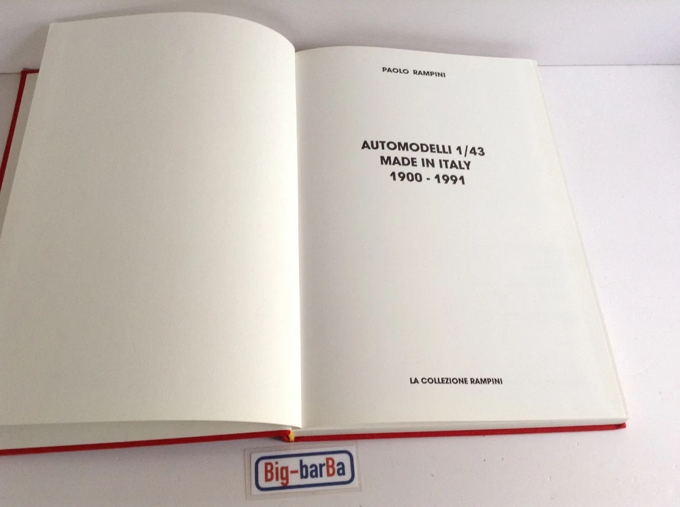 🔥Lot vintage🚗 PAOLO RAMPINI AUTOMODELLI 1/43 MADE IN ITALY 1900-1991 🍂 RARO ☕ - Immagine 2 di 4