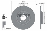 2 X Bremsscheibe Textar 92174503 FüR Mazda RX-8