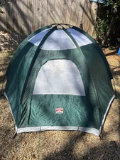 Vintage 2006 Marlboro adventure team Coleman sun dome 2 person tent 7’ x 7’