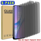 6-Pack For Samsung Galaxy A07 4G Privacy 9H Tempered Glass Screen Protector Film